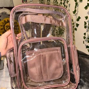 LARGE CLEAR BACKPACK 🎒